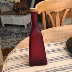 Decorative farmhouse marron bottle